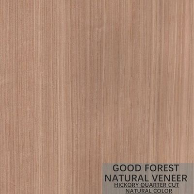 Doğal Hickory Ahşap Kaplama Çift Renk Popüler Dolap Ahşap Kaplama FSC