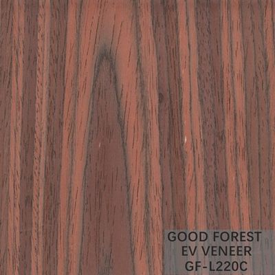 Mühendislik Ahşap Kaplama Kırmızı Santos Gül Ağacı 2850mm uzunluk Kapı ve dolap yüzeyi için SZ-L220C/595C/3305C/6155C/5965C