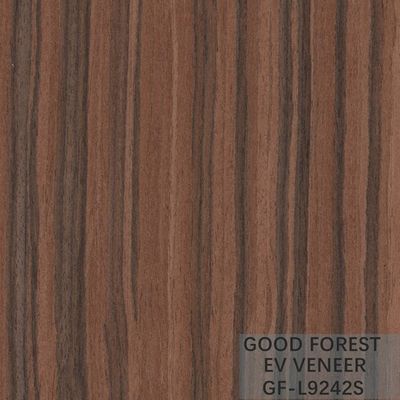 Tasarlanmış Özel Padauk Ahşap Kaplama Dekoratif Sulandırılmış