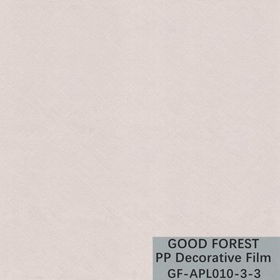 Özelleştirilmiş PP Dekoratif Film 0.12-0.30mm Saf Renk Serisi Matris Tahıl