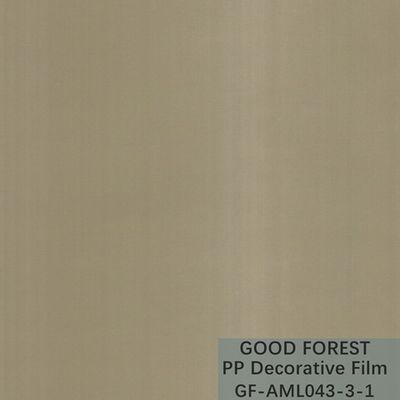 Metal Serisi PP Dekoratif Film 1250mm / 1260mm Genişlik Çekme Tel Tahıl