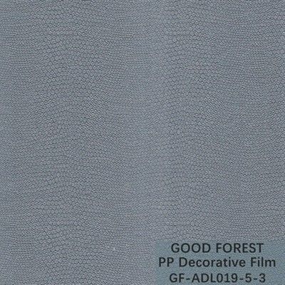 Yapıştırıcı PP Dekoratif Film Kertenkele Dermatoglif İşlemi Düzleştirilebilir
