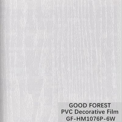 Wallboard Beyaz PVC Film Dekoratif 1260mm - 1330mm Genişlik Ahşap Tahıl