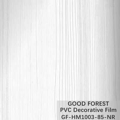 Wallboard Beyaz PVC Film Dekoratif 1260mm - 1330mm Genişlik Ahşap Tahıl