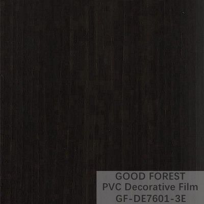 Dekoratif Siyah PVC Film 1260mm - 1330mm Genişlik Ahşap Tahıl