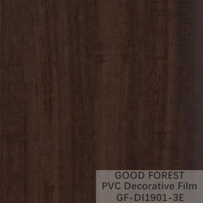 Dekoratif Siyah PVC Film 1260mm - 1330mm Genişlik Ahşap Tahıl