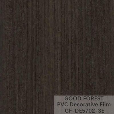 Dekoratif Siyah PVC Film 1260mm - 1330mm Genişlik Ahşap Tahıl