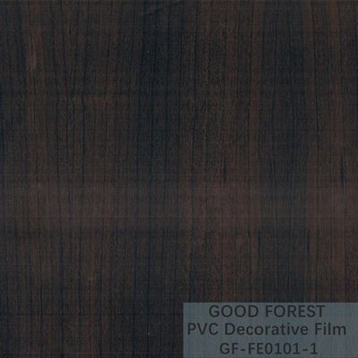 Dekoratif Siyah PVC Film 1260mm - 1330mm Genişlik Ahşap Tahıl