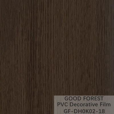 Dekoratif Siyah PVC Film 1260mm - 1330mm Genişlik Ahşap Tahıl