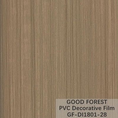 Akışkanlık PVC Dekoratif Film Çizilme Direnci Ahşap Tahıl
