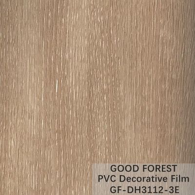 Akışkanlık PVC Dekoratif Film Çizilme Direnci Ahşap Tahıl