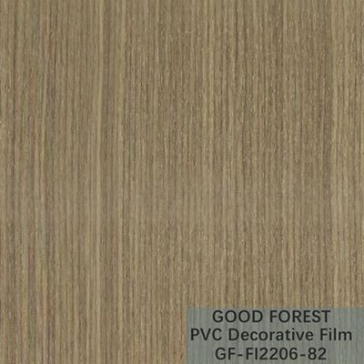 Akışkanlık PVC Dekoratif Film Çizilme Direnci Ahşap Tahıl