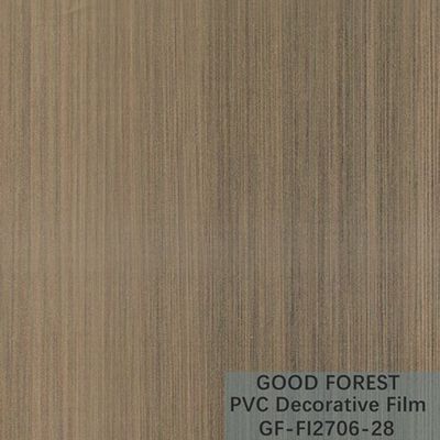 Akışkanlık PVC Dekoratif Film Çizilme Direnci Ahşap Tahıl