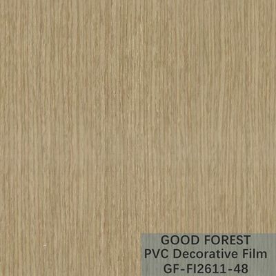 Akışkanlık PVC Dekoratif Film Çizilme Direnci Ahşap Tahıl