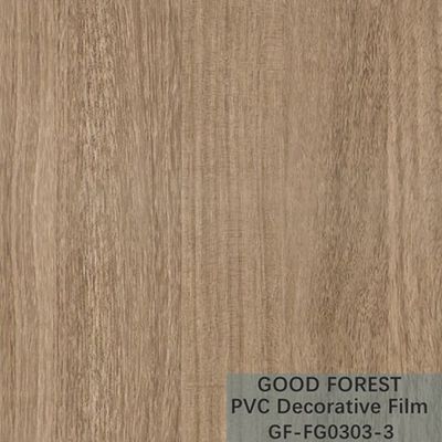 Akışkanlık PVC Dekoratif Film Çizilme Direnci Ahşap Tahıl