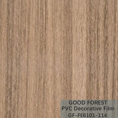 Akışkanlık PVC Dekoratif Film Çizilme Direnci Ahşap Tahıl