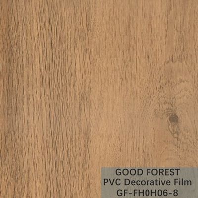 Akışkanlık PVC Dekoratif Film Çizilme Direnci Ahşap Tahıl