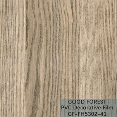 Trafik PVC Dekoratif Film 0.25 - 0.60mm Kalınlık Ahşap Tahıl
