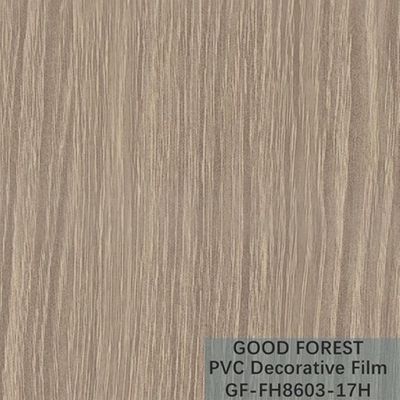 Trafik PVC Dekoratif Film 0.25 - 0.60mm Kalınlık Ahşap Tahıl