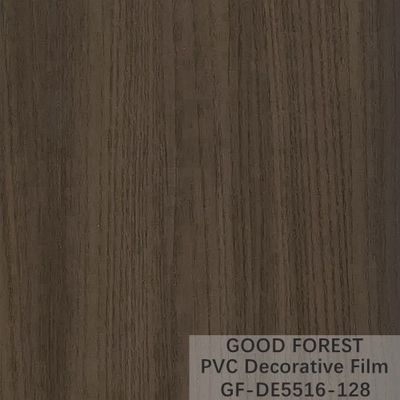 Bölme PVC Dekoratif Film 0.25mm - 0.60mm Kalınlık Koyu Gri Renk