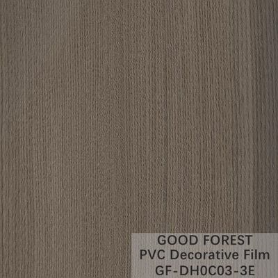 Bölme PVC Dekoratif Film 0.25mm - 0.60mm Kalınlık Koyu Gri Renk