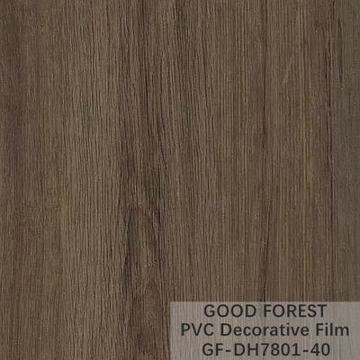 Bölme PVC Dekoratif Film 0.25mm - 0.60mm Kalınlık Koyu Gri Renk