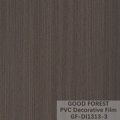 Bölme PVC Dekoratif Film 0.25mm - 0.60mm Kalınlık Koyu Gri Renk