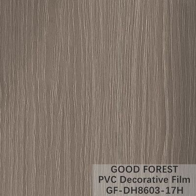 Bölme PVC Dekoratif Film 0.25mm - 0.60mm Kalınlık Koyu Gri Renk