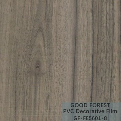 Bölme PVC Dekoratif Film 0.25mm - 0.60mm Kalınlık Koyu Gri Renk