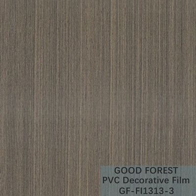 Bölme PVC Dekoratif Film 0.25mm - 0.60mm Kalınlık Koyu Gri Renk