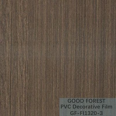 Bölme PVC Dekoratif Film 0.25mm - 0.60mm Kalınlık Koyu Gri Renk