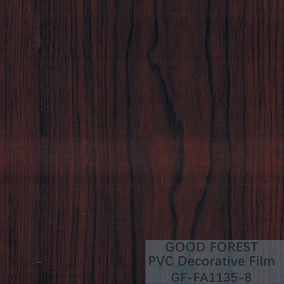 Ahşap Tahıl Koyu Ahşap Film Dekoratif 0.25mm - 0.60mm Kalınlık