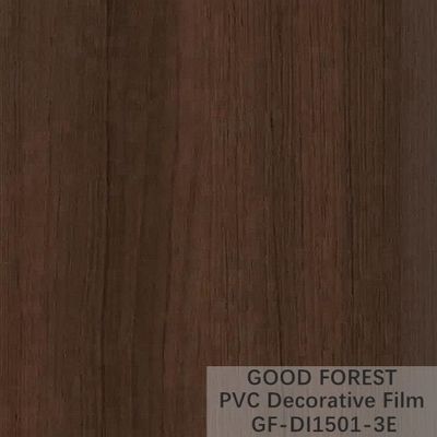 Ahşap Tahıl Koyu Ahşap Film Dekoratif 0.25mm - 0.60mm Kalınlık