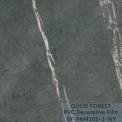 0.25 - 0.60mm Kalınlıklı Dolaplar Mermer PVC Film Tahıl