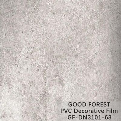 0.25 - 0.60mm Kalınlıklı Dolaplar Mermer PVC Film Tahıl
