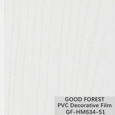 Kabine Ahşap Tahıl PVC Dekoratif Film Saf Renk Kabarma