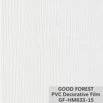Kabine Ahşap Tahıl PVC Dekoratif Film Saf Renk Kabarma