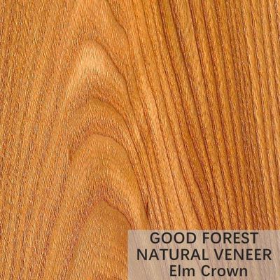 ELM Doğal Ahşap Kaplama Crown Cut Grain Özelleştirilmiş Hizmet Sunar