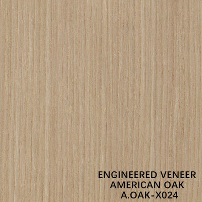 Kabine için OEM Tasarlanmış Ahşap Kaplama Amerikan Beyaz Meşe X024 Koyu Sarı