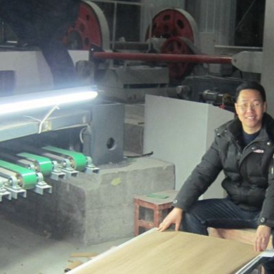 Yüksek Kaliteli Mühendislik Ahşap Finer Mavi Kamuflaj BC-X6191 Modern ahşap kapı tasarımı için renkli ızgara dokusu