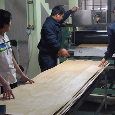 Tasarlanmış Kayrak Ahşap Kaplama Ceviz H8536 Düz Fineline Tahıl Koyu Gri Renk Dekorasyon Uzatılmış Boyut 3100mm