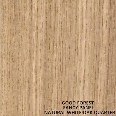 Fantezi Kontrplak Amerikan Beyaz Meşe Ahşap Kaplama Düz Tahıl Fantezi MDF / Sunta 2745mm Uzunluk Kabine
