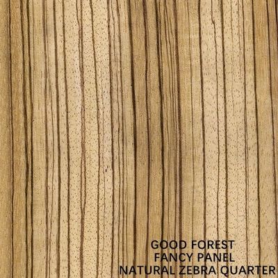 Fantezi Paneller Zebra Ahşap Kaplama Çeyrek Tahıl Standart Boyut 2440 * 1220 Mm Çin Üreticiden İyi Tedarik Kapasitesi
