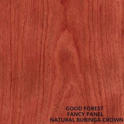 Mobilya Fantezi MDF Taç Doğal Bubinga Ahşap Kaplama 2440x1220mm