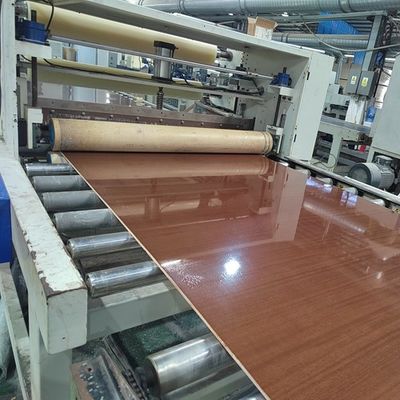 Kaplamalı Doğal Hickory Ahşap Kaplama Özel Bicolor Düz Tahıl 2440 / 2745mm