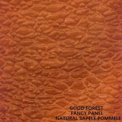 Sınıf E1 / E0 / P1 / P2 Doğal Sapelli Pommele Kaplama 2745mm Otel İçin Uzatılmış