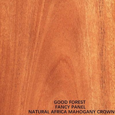 Doğal Afrika Maun Ahşap Kaplama Taç Tahıl Standart Boyut 2440 * 1220mm Kapı Dolabı FSC