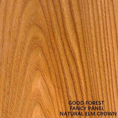 Fantezi Doğal Karaağaç Taç Ahşap Kaplama Kontrplak MDF Sunta Standart Boyut 2440 * 1220mm Kapı Ve Mobilya E1 E0 P1 P2