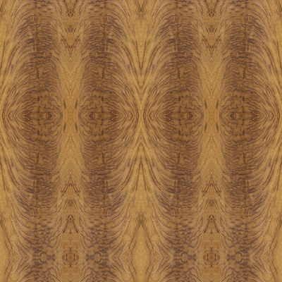 Özel Cerejeira Tiger Crotch Ahşap Kaplama 2440x1220 2745mm Otel İçin