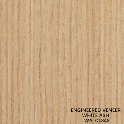 0.15-0.55 mm Recon Wood Veneer White Ash 134S 2500*640 mm